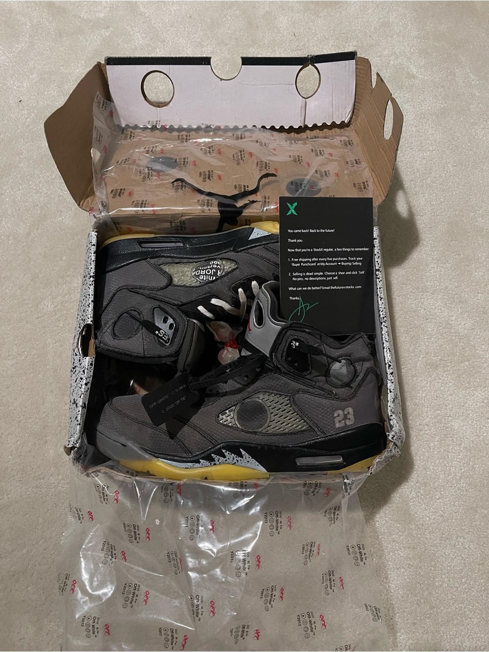 Jordan 5 Muslin Off White